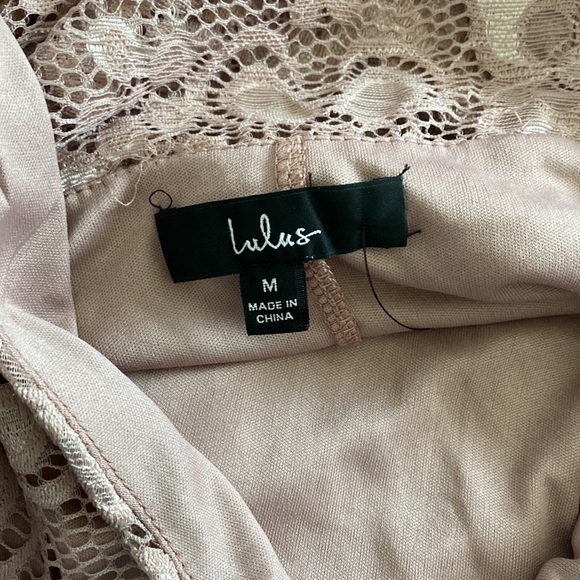 Lulus Pink Lace Dress - Picture 3 of 3